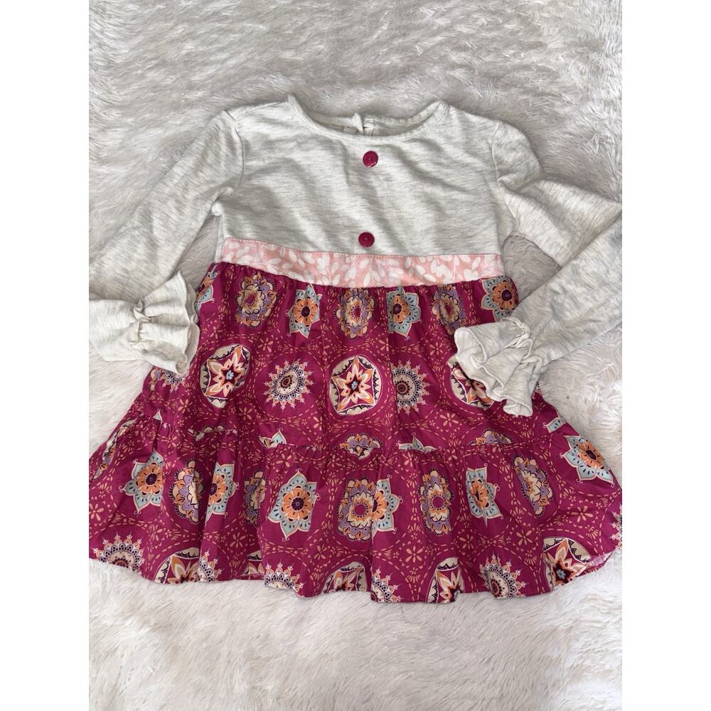 Ric Rac & Ruffles Girls Sz. 5 Long Slv. Tunic Style Top. Adorable